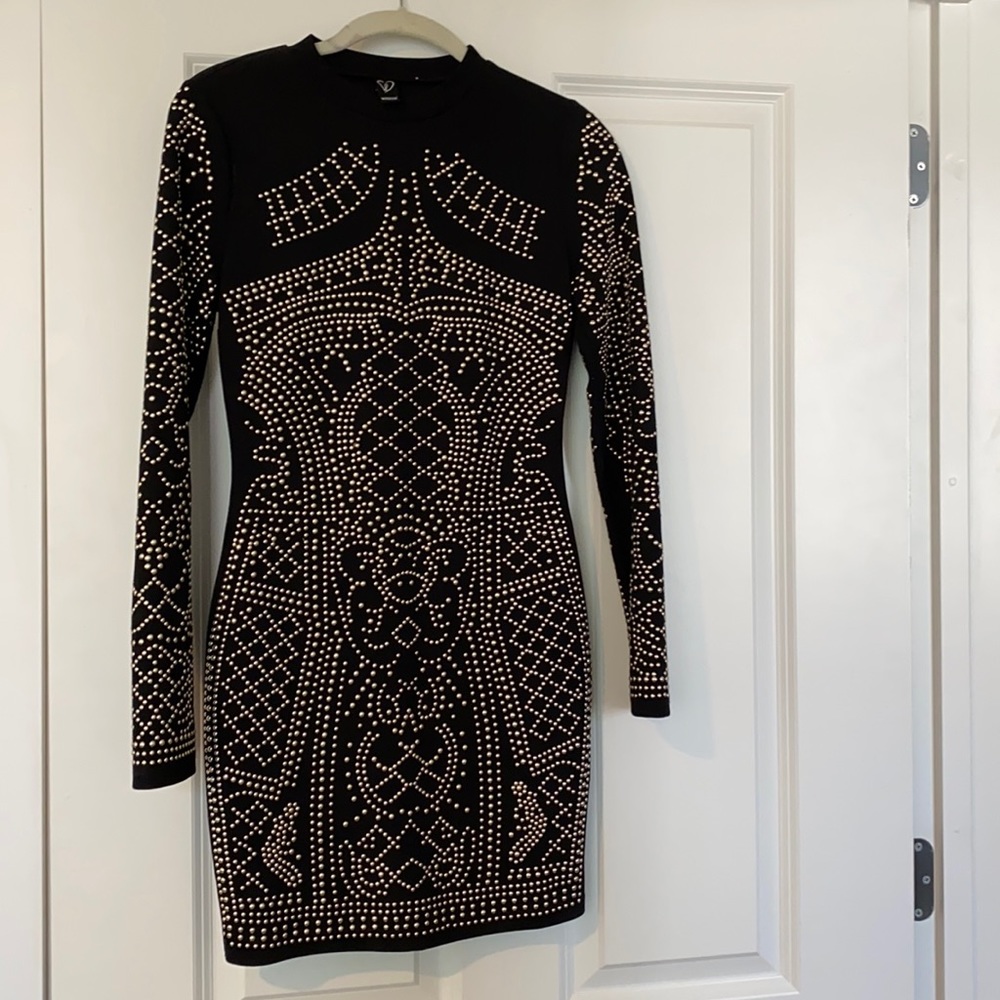 Black Windsor studded dress, S, great condition